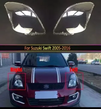 Car Headlight Lens Cover Transparent Headlight Shell For Swift 2005 2006  2007 2008 2009 2010 2011-2016 Right