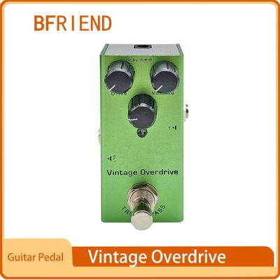 Electric Guitar Vintage Overdrive/Volume/Tone Knob Effect Pedal Mini Single Type DC 9V True Bypass Guitar Bass Accessories