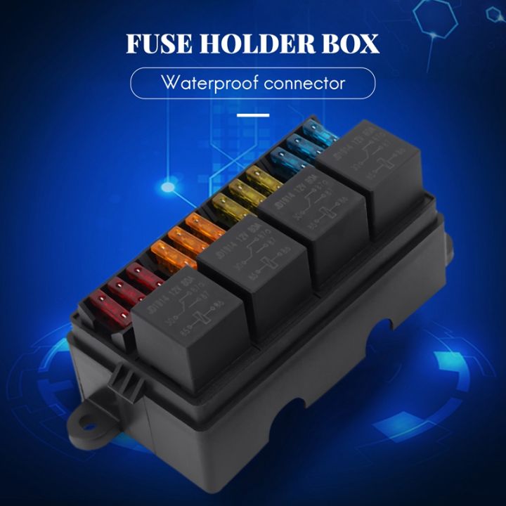 12-way-blade-fuse-holder-box-with-spade-terminals-and-fuse-4pcs-4pin-12v-80a-relays-for-car-truck-trailer-and-boat