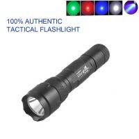 UltraFire 502B 1 Mode 1200LM Tactical Hunting LED Flashlight Aluminum Glossy Laser Pointer Patrolling Self-Defense Torch