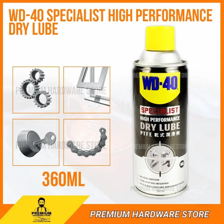 WD40 SPECIALIST HIGH PERFORMANCE DRY LUBE PTFE 360ML / WD40 TEFLON