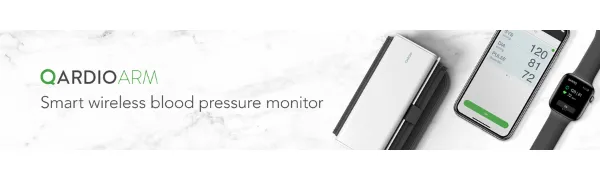 QardioArm Blood Pressure Monitor: FSA-Eligible, Medically Accurate,  Wireless & Compact Digital Upper Arm Cuff. App enabled for iOS, Android,  Kindle. Works with Apple and Samsung Health (C) 