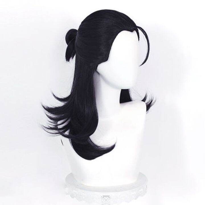 （Cos wig）2 Styles Anime Jujutsu Kaisen Cosplay Wig Suguru Geto Kenjaku