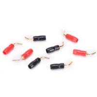 8PCS 2MM Audio Speaker Cable Pin Plug Banana Connector Screw For Hifi Hot sale