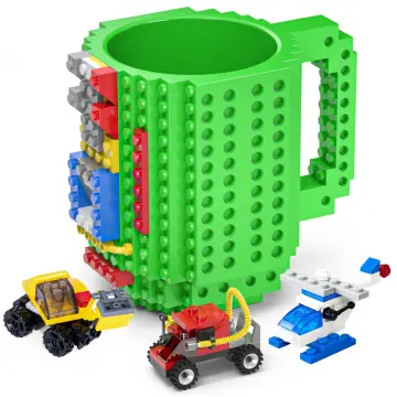 Build on Brick Mug for Kids Adults Boys, Cusod Novelty Coffee Mugs