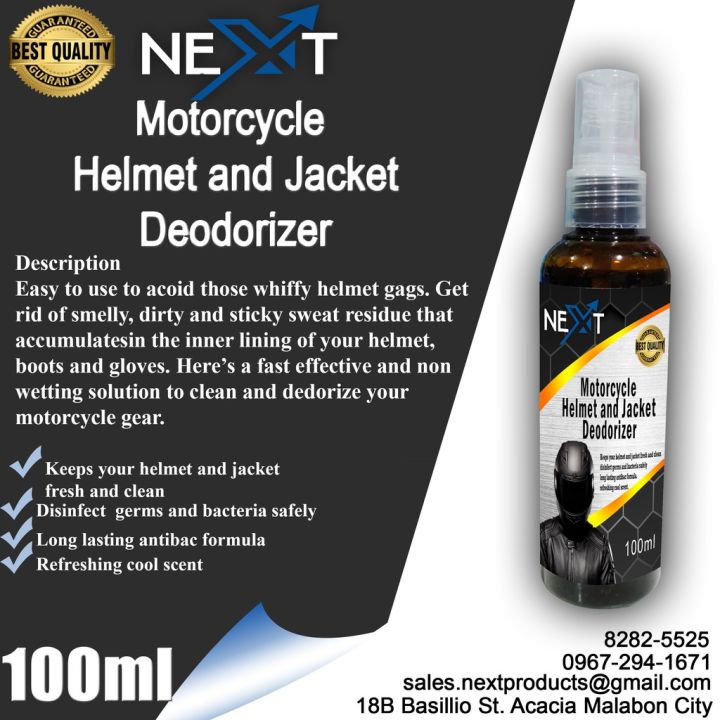 Motorcycle Helmet and Jacket Deodorizer (100ml) | Lazada PH