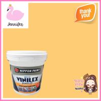 สีน้ำทาภายนอก NIPPON PAINT VINILEX ACRYLIC #NPYO1161T สี PREK ME UP ด้าน 2.5 แกลลอนWATER-BASED EXTERIOR PAINT NIPPON PAINT VINILEX ACRYLIC #NPYO1161T PREK ME UP MATT 2.5GAL **ขายดีที่สุด**