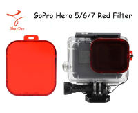 Hero Gear Diving กรองสำหรับ GoPro Hero 5/6/7 การกระทำ Camera (สีแดง) Hero Gear Diving Filter for GoPro Hero 5/6/7 Action Camera(Red)