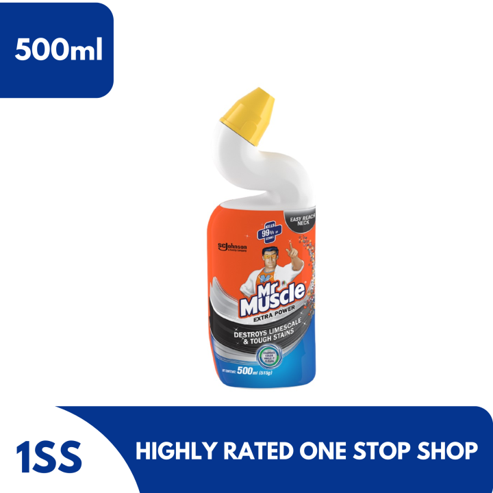 Mr. Muscle Toilet Bowl Cleaner Rust & Limescale Remover Extra Power