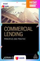 หนังสือใหม่พร้อมส่ง Commercial Lending : Principles and Practice (Chartered Banker Series) [Paperback]