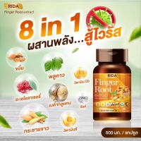 กระชายขาวสกัด ริด้า finger root RIDA เสริมภูมิคุ้มกัน ระบบทางเดินหายใจ ภูมิแพ้ เหนื่อยง่าย 1กระปุก 30แคปซูล