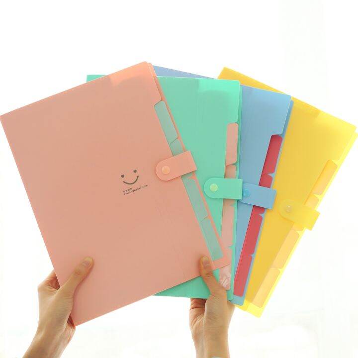 cc-file-organizer-data-book-document-large-capacity-bill-folder-holder-office-stationery-colors