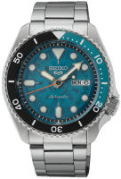 นาฬิกาข้อมือผู้ชาย SEIKO 5 Sports Automatic SKELETON Time Sonar’ ในยุค 70 รุ่น SRPJ45K1 หน้าปัดโปร่งสีฟ้า SRPJ47K1 หน้าปัดโปร่งสีน้ำตาล ขนาดตัวเรือน 42.5 มม.