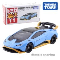 [AhQ ornaments] Takara Tomy Tomica No.11 Lamborghini Huracan STO รถ1:64เด็กของเล่นยานยนต์ D Iecast โลหะรูปแบบการเก็บ