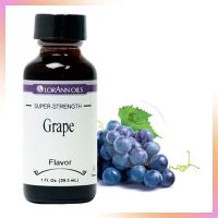 Lorann Super Strength Grape Flavor 1 oz. กลิ่นองุ่นเข้มข้น จำนวน 1 ขวด กลิ่นผสมอาหาร เบเกอรี่ วัตถุเจือปนอาหาร วัตถุแต่งกลิ่นสังเคราะห์ Super Strength flavor ครีมแต่งเค้ก ขนมอบ