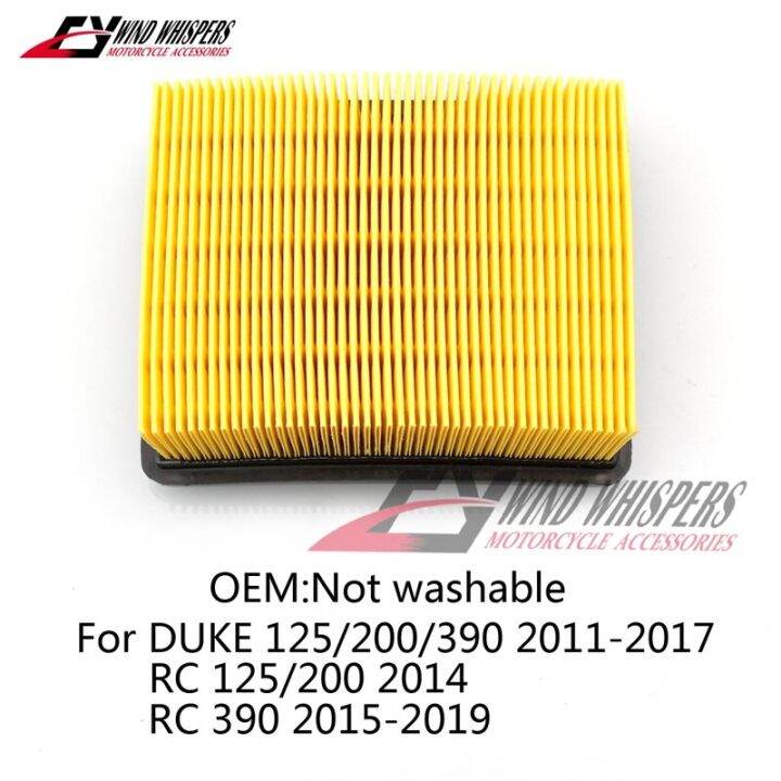 Motorcycle Air Filter Intake Cleaner For KTM DUKE 125 200 390 RC 125