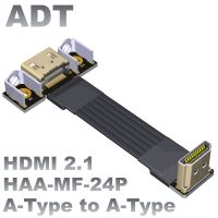 ADT-Link HDMI 2.1 Male to female built-in flat thin video extension cable supports 2K/240hz 4K/144Hz 0.03m-3m Wires  Leads Adapters