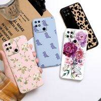 For Xiaomi Redmi 10C Case Shockproof Silicone Soft TPU Back Cover For Redmi 10 C Redmi10C 6.71 Flower Leopard Couqe Funda Case Phone Cases