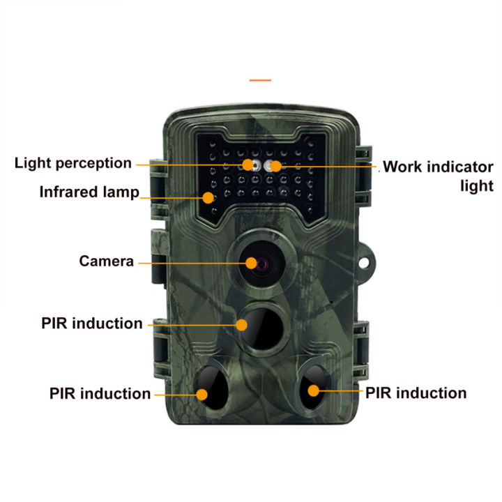 กล้องที่มองเห็นกลางคืน36mp-1080p-กล้องจับอินฟาเรดกัมมันต์เคลื่อนไหวกันน้ำ-ip66-3เซ็นเซอร์-pir