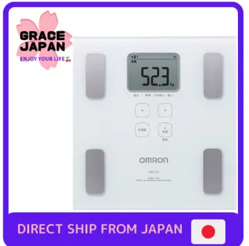 New! Omron Weight Scale Body Composition Meter Body Scan White HBF-214-W  Japan