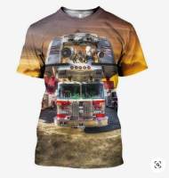 T SHIRT   New Summer Firefighter Firemon Men 3d tshirt 09