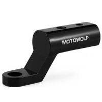 ขายึดกระจกมองข้าง Motowolf MDL 3509 ที่จับถือมอเตอร์ไซค์ที่จับมือถือ Aluminum Alloy Handlebar Extensions for Bicycle &amp; Motorcycle, Bike Handlebar Extender with M10 Mounting Hole