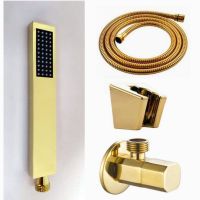 Bernicl Hand ShowerHand Held Shower Head Bathroom Faucet Accessories Products Surface Brass Gold Finished Handheld heads BD579