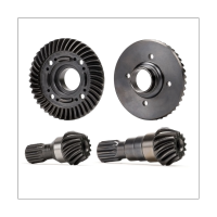 เหล็กชุบแข็งด้านหน้าและด้านหลังวงแหวนเกียร์ Diff Pinion Gear สำหรับ TRAXXAS 1/5 X-MAXX 1/6 XRT อะไหล่อัพเกรด-Naeki