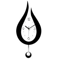 Water Droplets Swing Wall Clock Modern Design Nordic Style Living Room Wall Clocks Fashion Bedroom Wall Clock