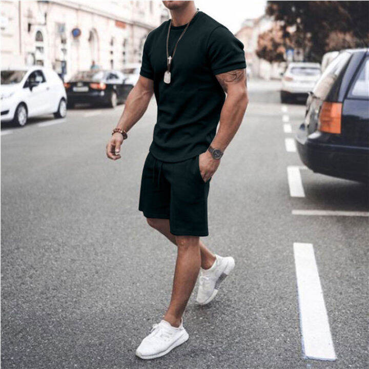 2021-summer-new-men-sportswear-suits-casual-shorts-sets-t-shirt-male-running-tracksuit-fitness-gym-workout-clothing-sports-set