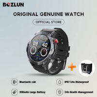 BOZLUN Smart Watch ชายสมาร์ทนาฬิกา IP68 กันน้ำมัลติฟังก์ชั่กีฬานาฬิกาข้อมูลโทรศัพท์มือถือ Android IOS Smartwatch