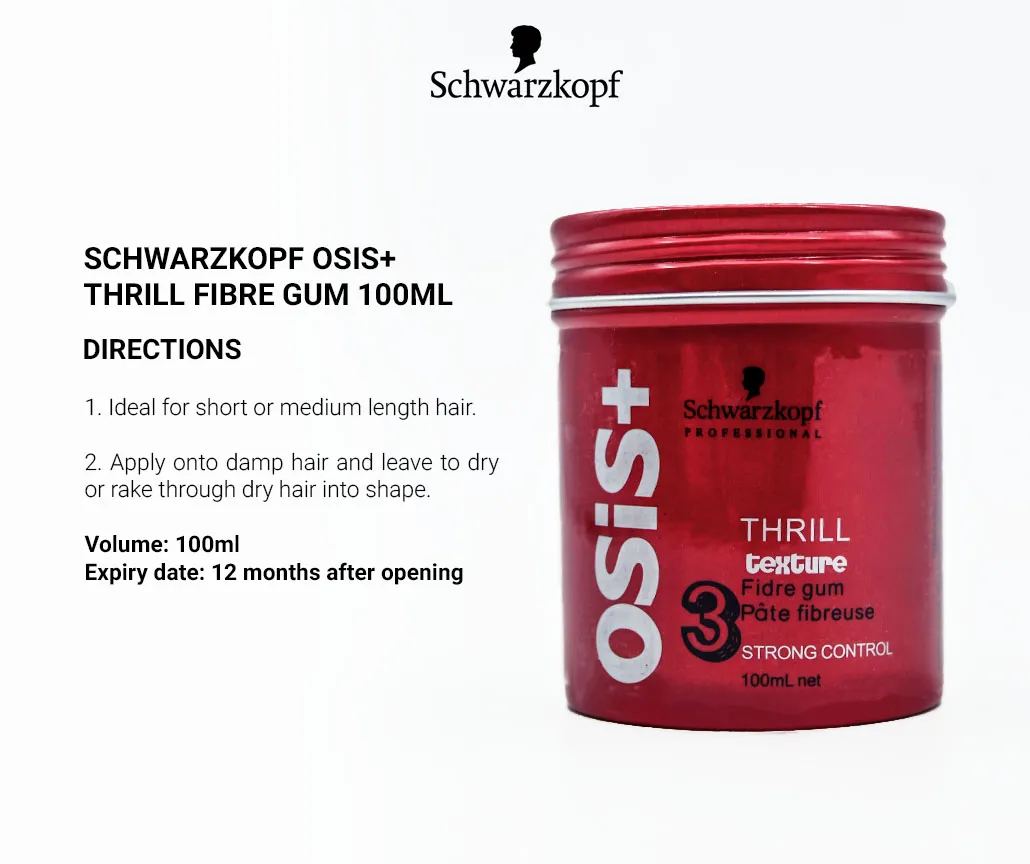 Schwarzkopf OSiS+ Dust It Mattifying Powder (10g) & OSiS Hair Wax Strong  Hold Pomade Gel (100ml) | Lazada