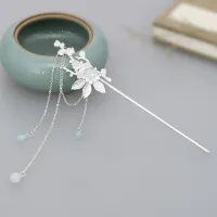 FORSEVEN Retro Chinese Style Hair Clip Crystal Long Tassel Step Shake Hairpin Sticks Bride Noiva Wedding Party Hair Accessories Haberdashery