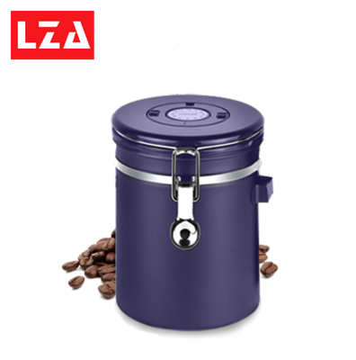 โถเก็บเมล็ดกาแฟ รุ่น 1.2L./1.5L./1.8L.กล่องเก็บเมล็ดกาแฟ โหลสแตนเลสใส่กาแฟ สูญญากาศ กันความชื้น พร้อมส่ง!