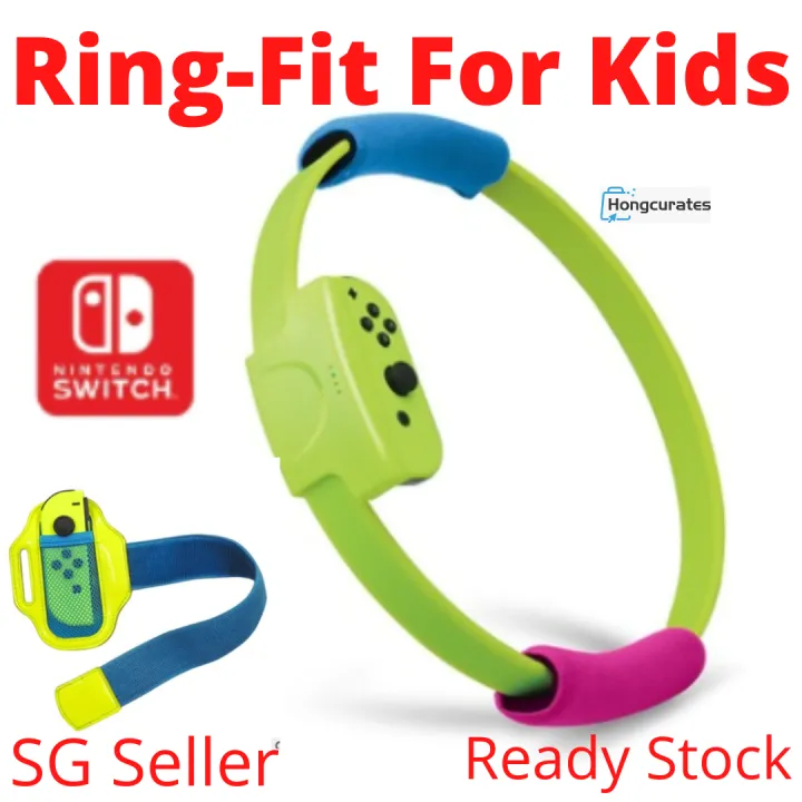 Nintendo Switch Fitness Ring Mini for Children with Leg Strap Ring