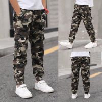 【CW】 Pants Teenage Clothing Kids Camouflage Trousers Boys Korean Camo Child Pantalones Informales