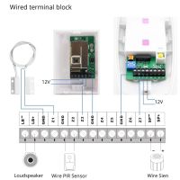 、’【； 5Pcs MC-38 MC38 Wired Door Window Sensor Magnetic Switch Home Alarm System Normally Closed NC ,Freeshipping