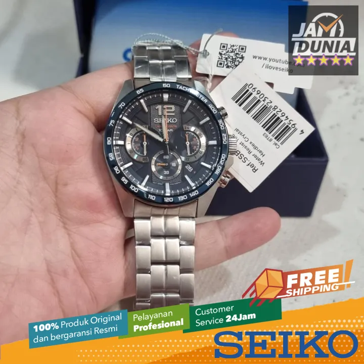 jam tangan seiko chronograph original