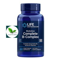 NEW Life Extension BioActive Complete B-Complex / 60 vegetarian capsules