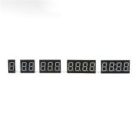 ✟▣ 5pcs 0.36inch LED Display 7 Segment 1 Bit/2 Bit/3 Bit/4 Bit Clock Digit Digital Tube Red Common Cathode/Anode Digital 0.36 inch