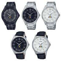 Casio Standard นาฬิกาข้อมือผู้ชาย สายสแตนเลส/สายหนัง รุ่น MTP-M100,MTP-M100B,MTP-M100D,MTP-M100L (MTP-M100B-1A,MTP-M100D-1A,MTP-M100D-7A,MTP-M100L-1A,MTP-M100L-7A)