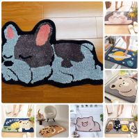 Door Mat with Non-Slip พรมเช็ดเท้ากันลื่น พรมเช็ดเท้าขนหนาแน่น พรีมเมียเส้นใยล๊อคด้วยเทคโนโลยีใหม่และทันสมัย พรมตกแต่งบ้าน พรมเช็ดเท้ากันลื่นอย่างดี ขนาด 60 x 40 ซม. Door Mat พร้อมส่ง