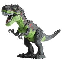 Oversized electric toy dinosaur tyrannosaurus rex simulation animal model will be walking fire-breathing lay eggs remote male children