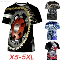 2023 NEW Mens Loose Fitting Short Sleeved 3d Printed T-shirt fashion