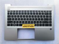 Backlight สำหรับ HP Probook 440 G6 445 G6 G7 แล็ปท็อป Palmrest ฝาครอบด้านบนพร้อมแป้นพิมพ์ภาษาอังกฤษ US L44589-001 L44588-001-Shop5798325