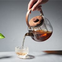 Dual-Purpose Boiling Water Glass Teapot