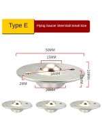 4 Pcs/Lot Small Size Steel/Nylon Flying Saucer Type Cattle Eye Ball Wheel Conveyor Universal Robot Hardware