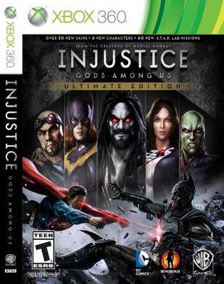 Injustice Gods Among Us Ultimate Edition แผ่นเกม Xbox360 สำหลับเครื่องแปลง RGH/JTAC LT2.0 LT3.0