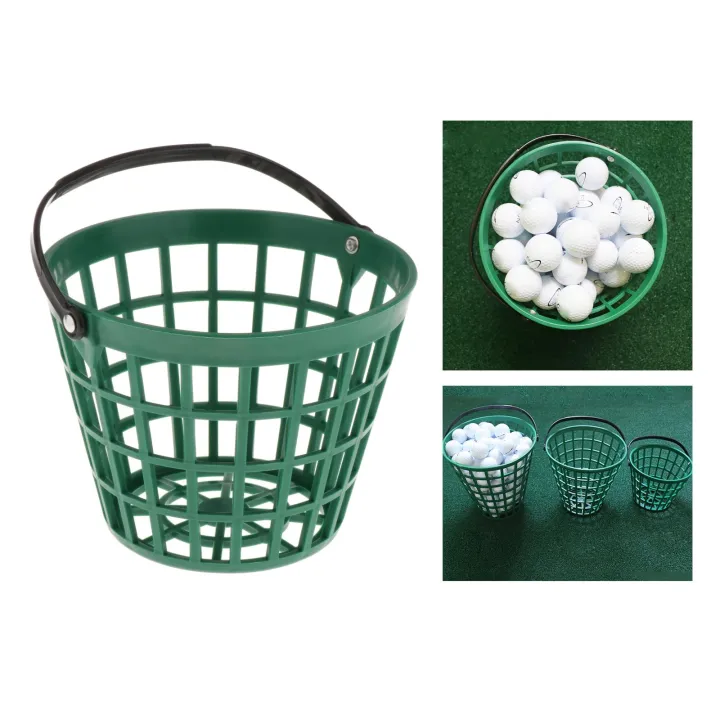 WDSoil Solid Golf Ball Basket Golf Range Bucket Storage Organizer