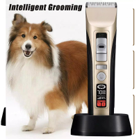 PHC-950ไฟฟ้าสัตว์เลี้ยงผม Cliper Professional Grooming Kit Cat Dog Trimmer Shaver Set Hair Cut Machine